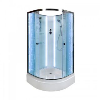 Душевая кабина Deto ЕМ2790 N LED 90х90х210см